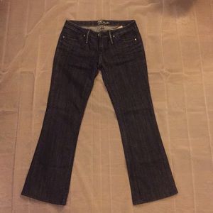 Low Rise Wide Leg Miss Me Jeans in Bronx Wash